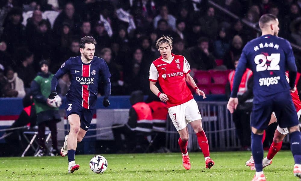 Junya Ito lors du dernier PSG - Reims