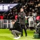 L'entraîneur du PSG, Luis Enrique, face au Stade de Reims.