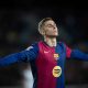La joie de Fermin, auteur du deuxième but du FC Barcelone à Valladolid.