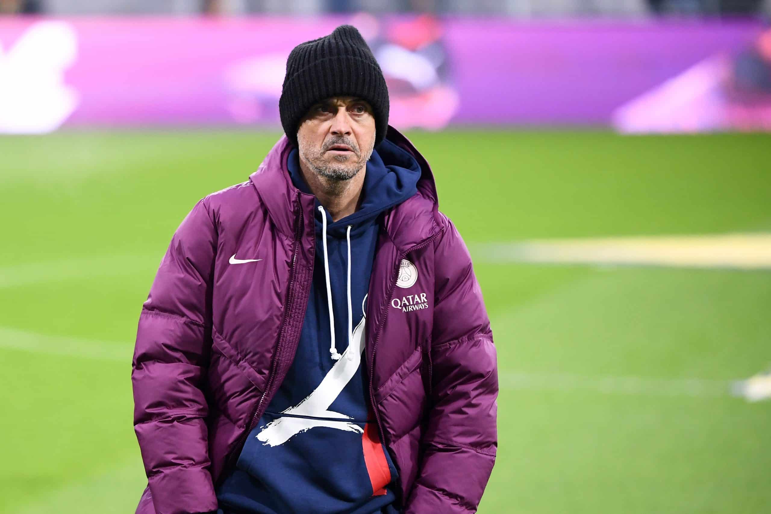 L'entraîneur du PSG, Luis Enrique.