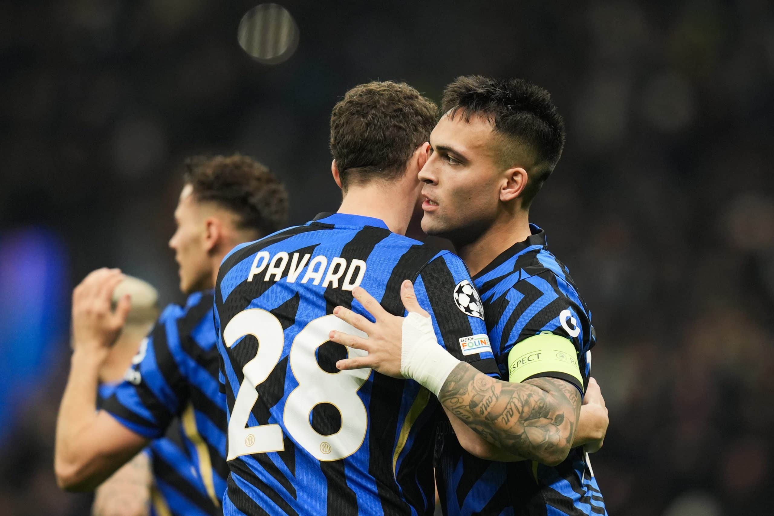 Benjamin Pavard et Lautaro Martinez (Inter Milan)