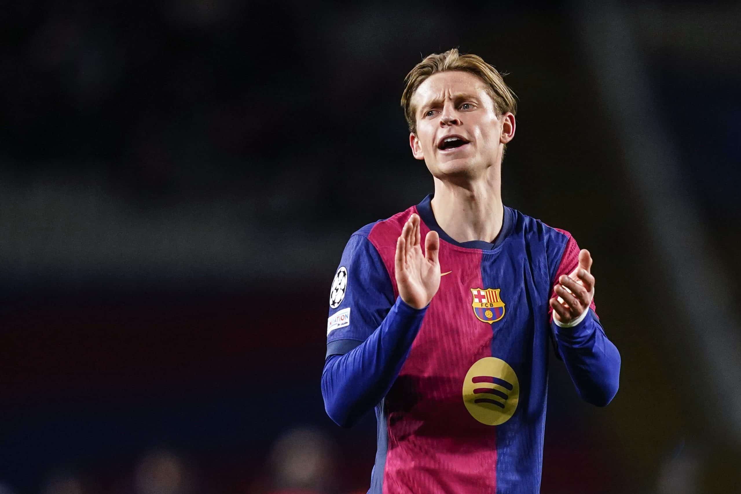 Le milieu de terrain du Fc Barcelone Frenkie de Jong.