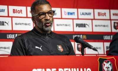 Habib Beye, l'entraîneur du Stade Rennais