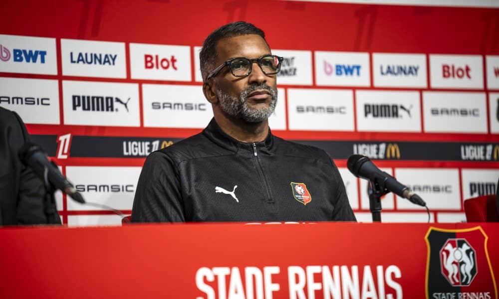 Habib Beye, nouvel entraîneur du Stade Rennais.