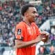 L'attaquant de Lorient Eli Kroupi Junior.