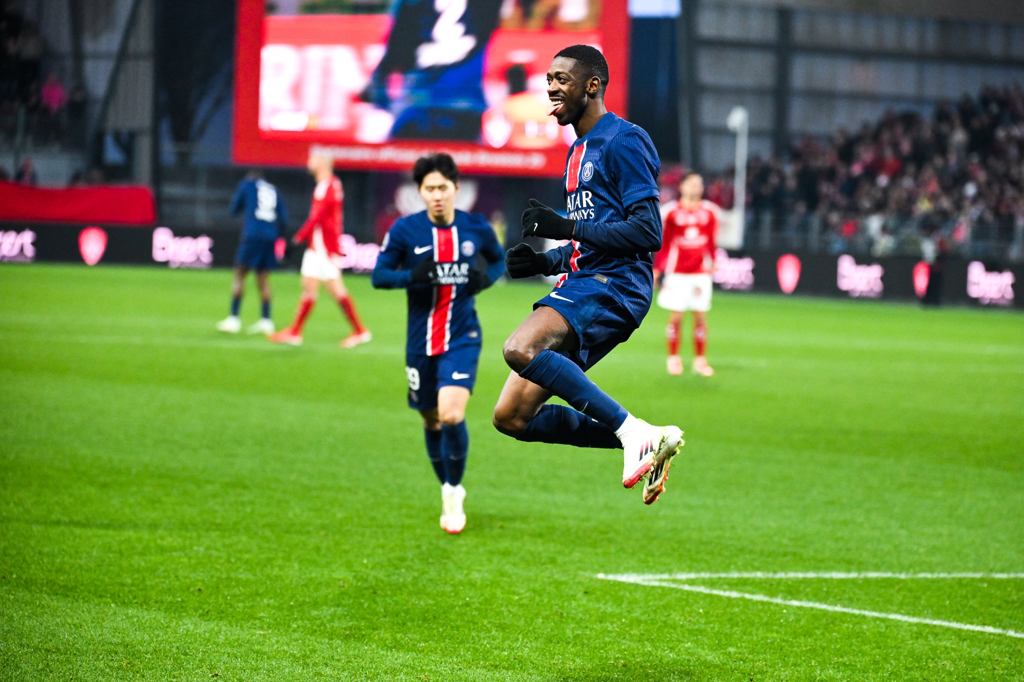 Ousmane Dembélé (PSG) a encore sorti un immense match à Brest.