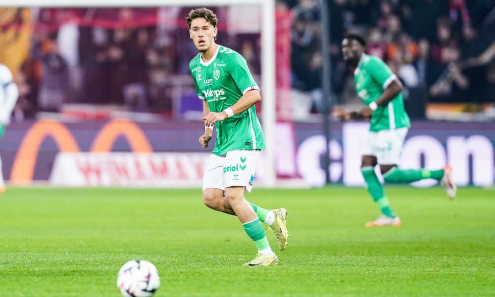 Lucas Stassin, attaquant de l'ASSE.