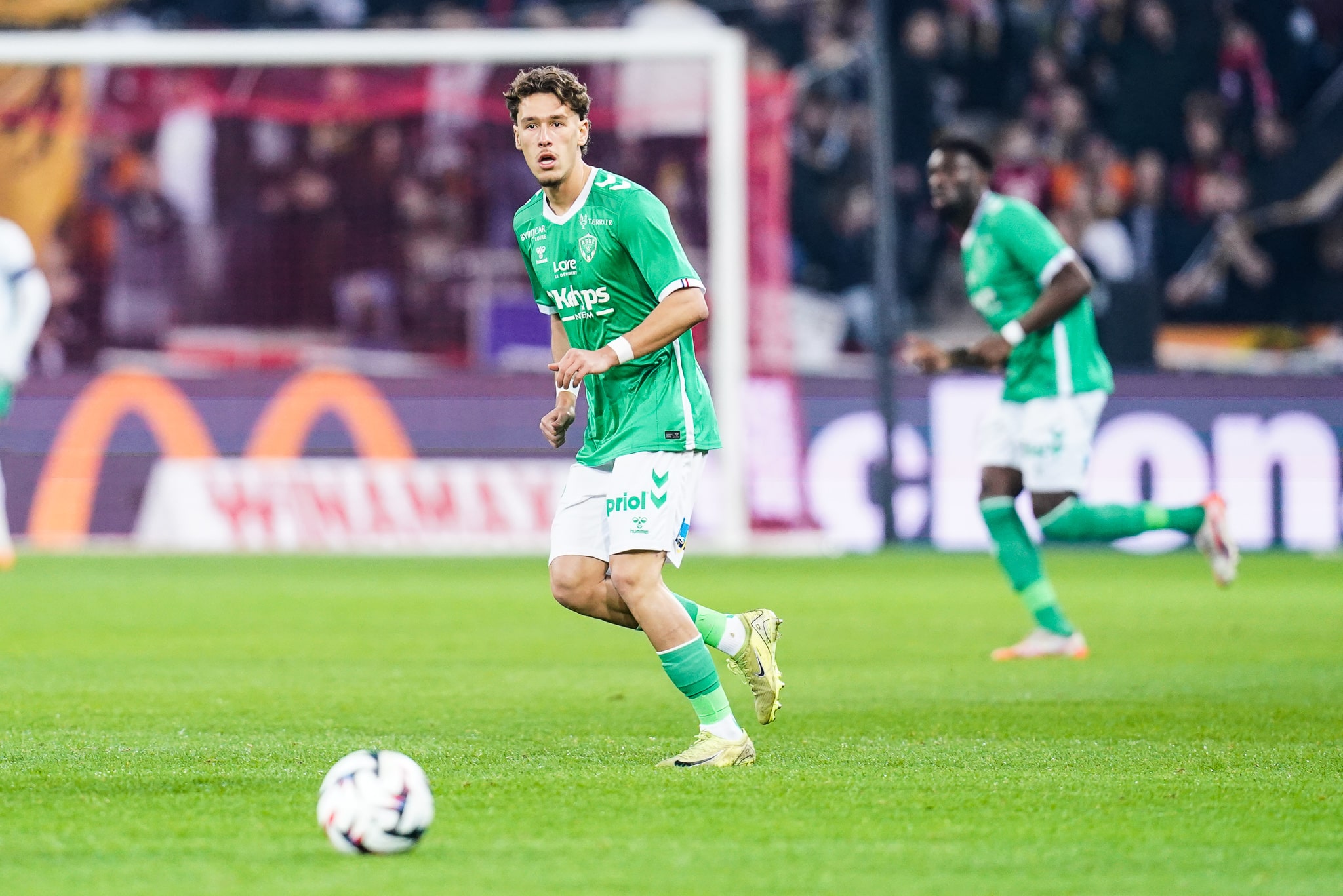 Lucas Stassin, attaquant de l'ASSE.