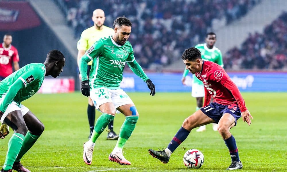 Yvann Maçon lors de LOSC - ASSE