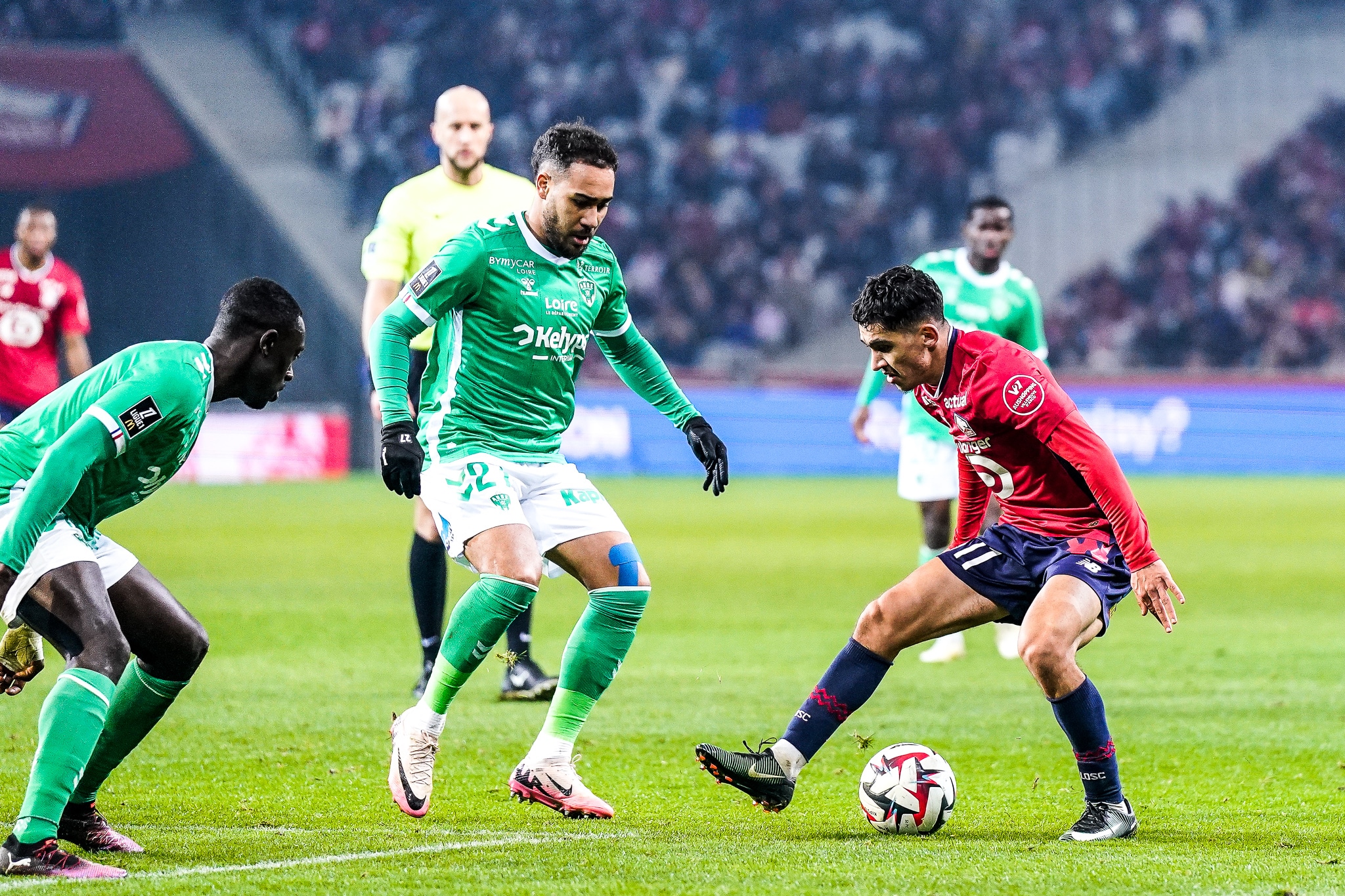 Yvann Maçon lors de LOSC - ASSE