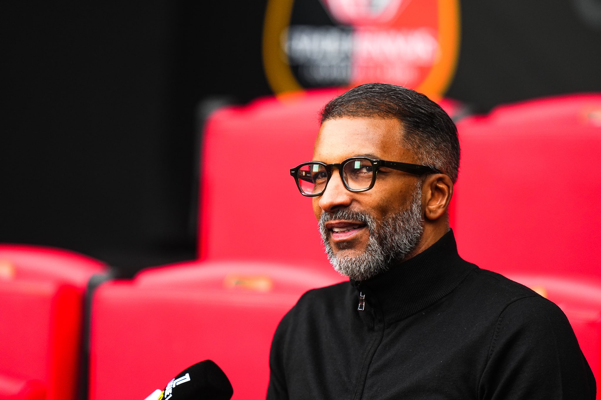 Habib Beye, le coach du Stade Rennais