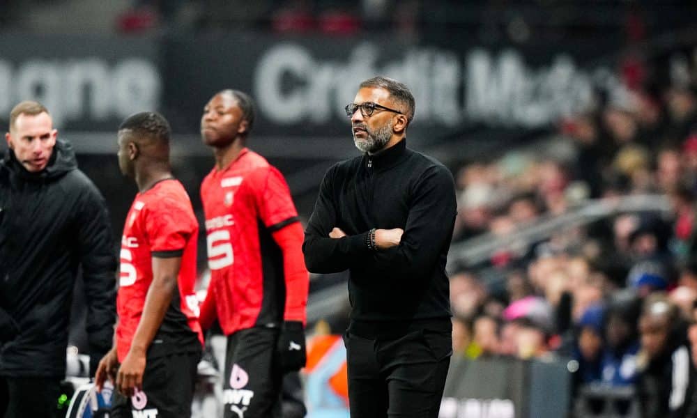 Habib Beye, l'entraîneur du Stade Rennais