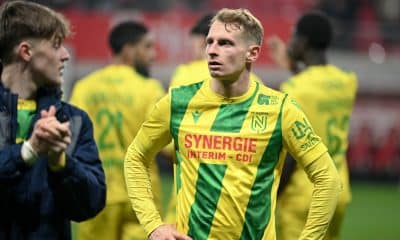 Nicolas Cozza, le défenseur gauche du FC Nantes.