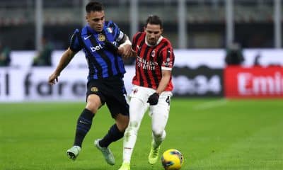 Le milieu de l'AC Milan Ismaël Bennacer.