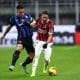 Le milieu de l'AC Milan Ismaël Bennacer.