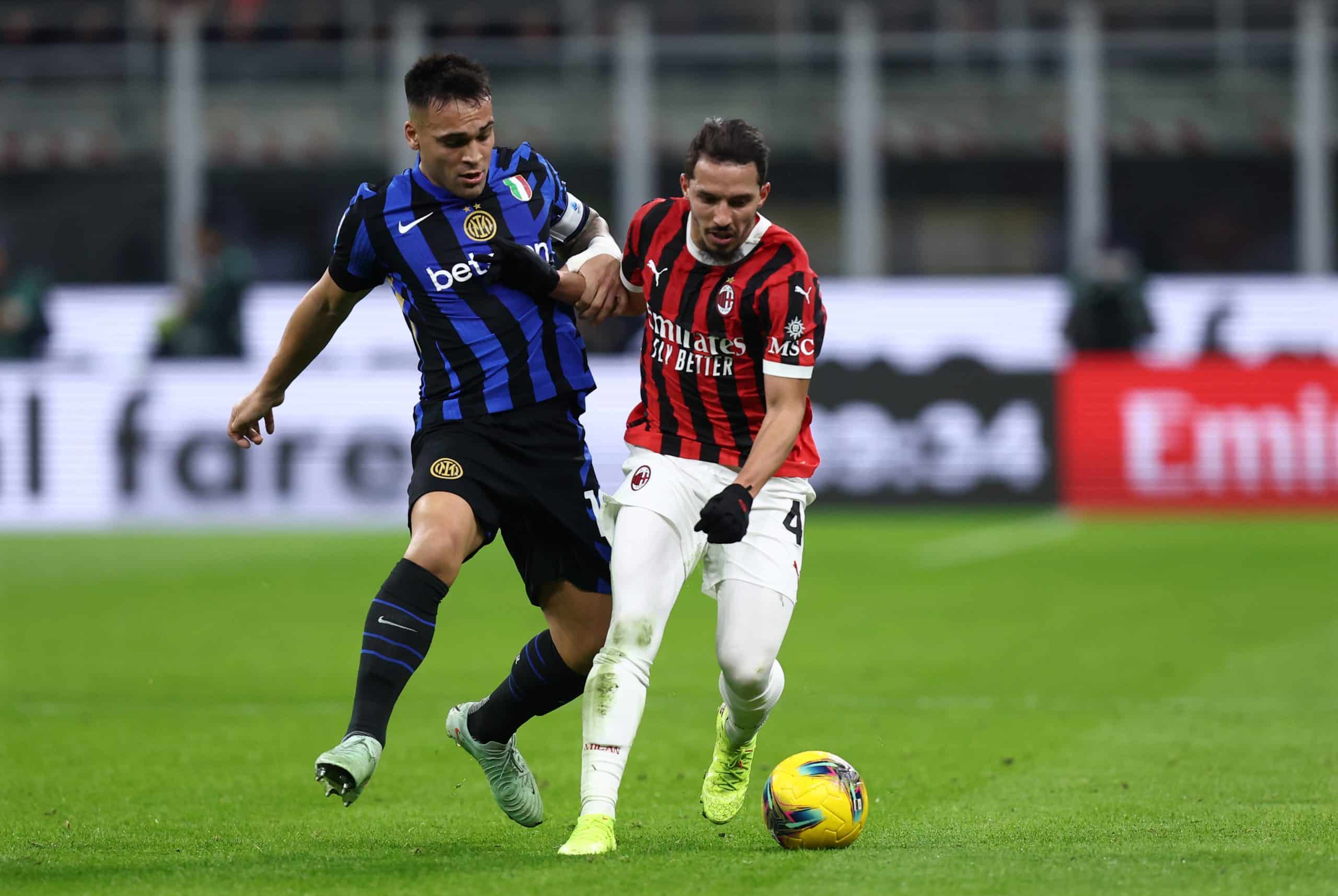 Le milieu de l'AC Milan Ismaël Bennacer.