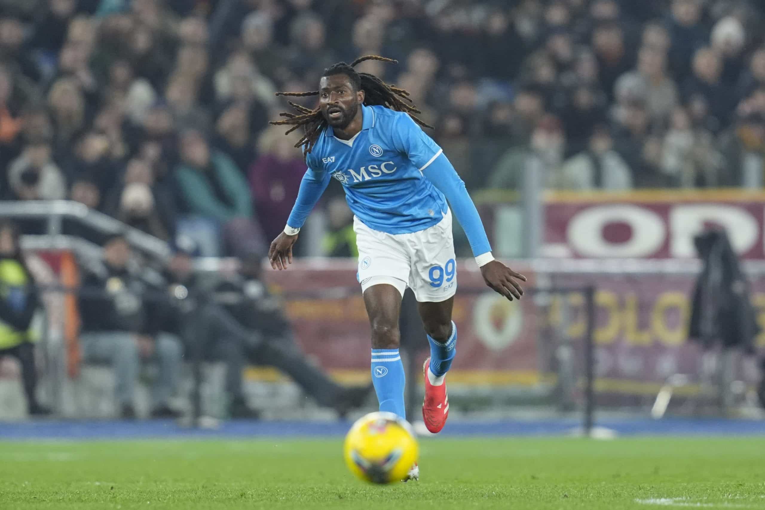 Le milieu du Napoli Frank Zambo Anguissa.