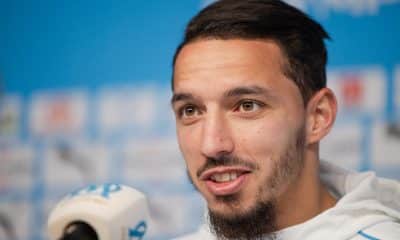 Ismaël Bennacer lors sa présentation à l'OM.