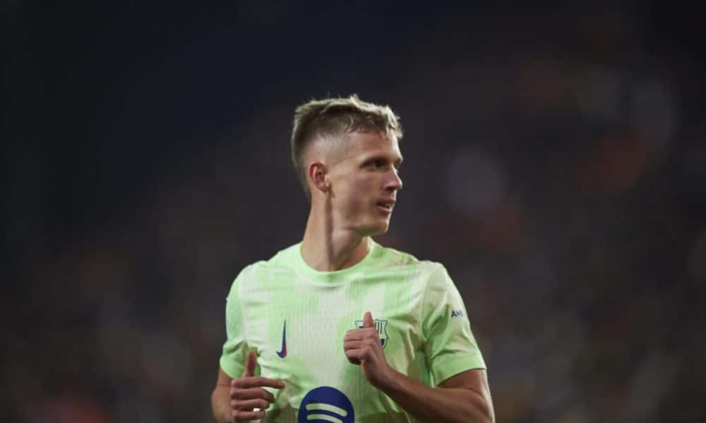 L'attaquant du FC Barcelone Dani Olmo.