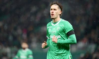 Lucas Stassin, l'attaquant des Verts de l'ASSE.