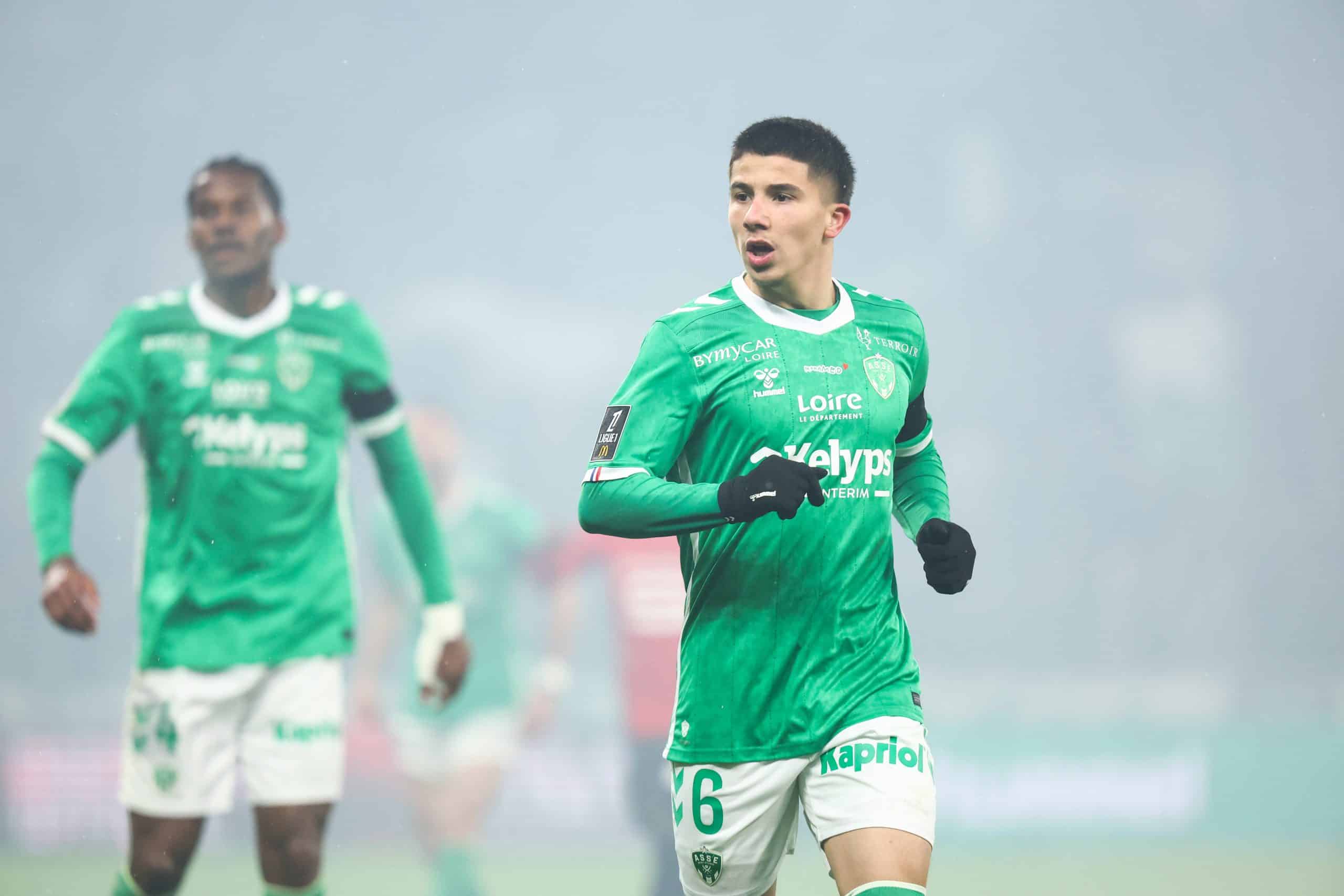 Benjamin Bouchouari, le milieu de terrain de l'ASSE.