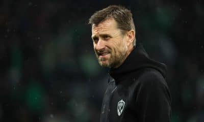 Eirik Horneland, le coach de l'ASSE, était en conférence de presse.