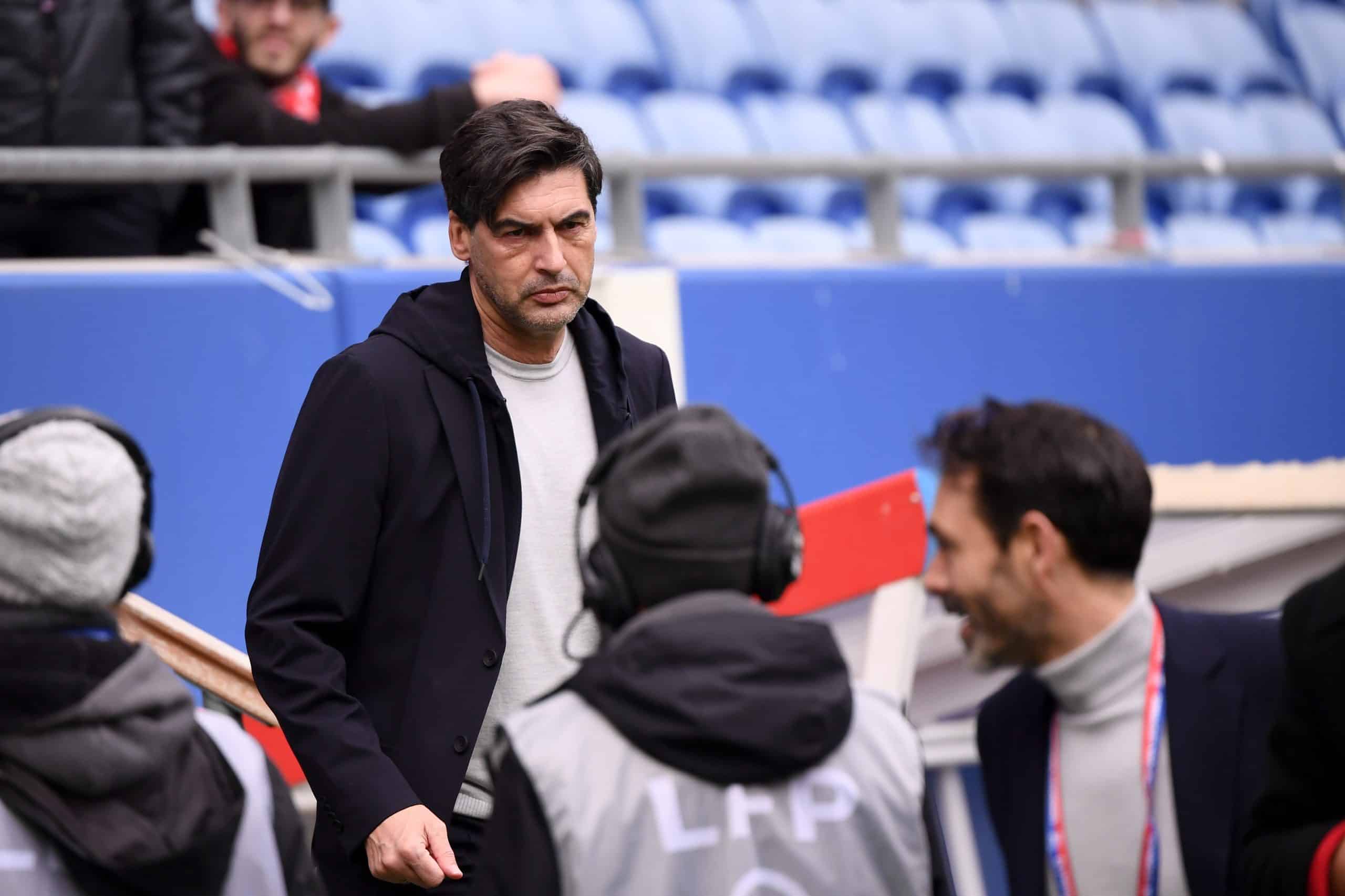 Paulo Fonseca, le coach de l'OL, est dans la tourmente.