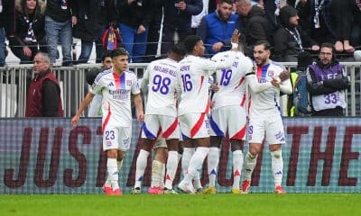 Thiago Almada et Rayan Cherki, dans les bons coups avec l'OL face à Reims.