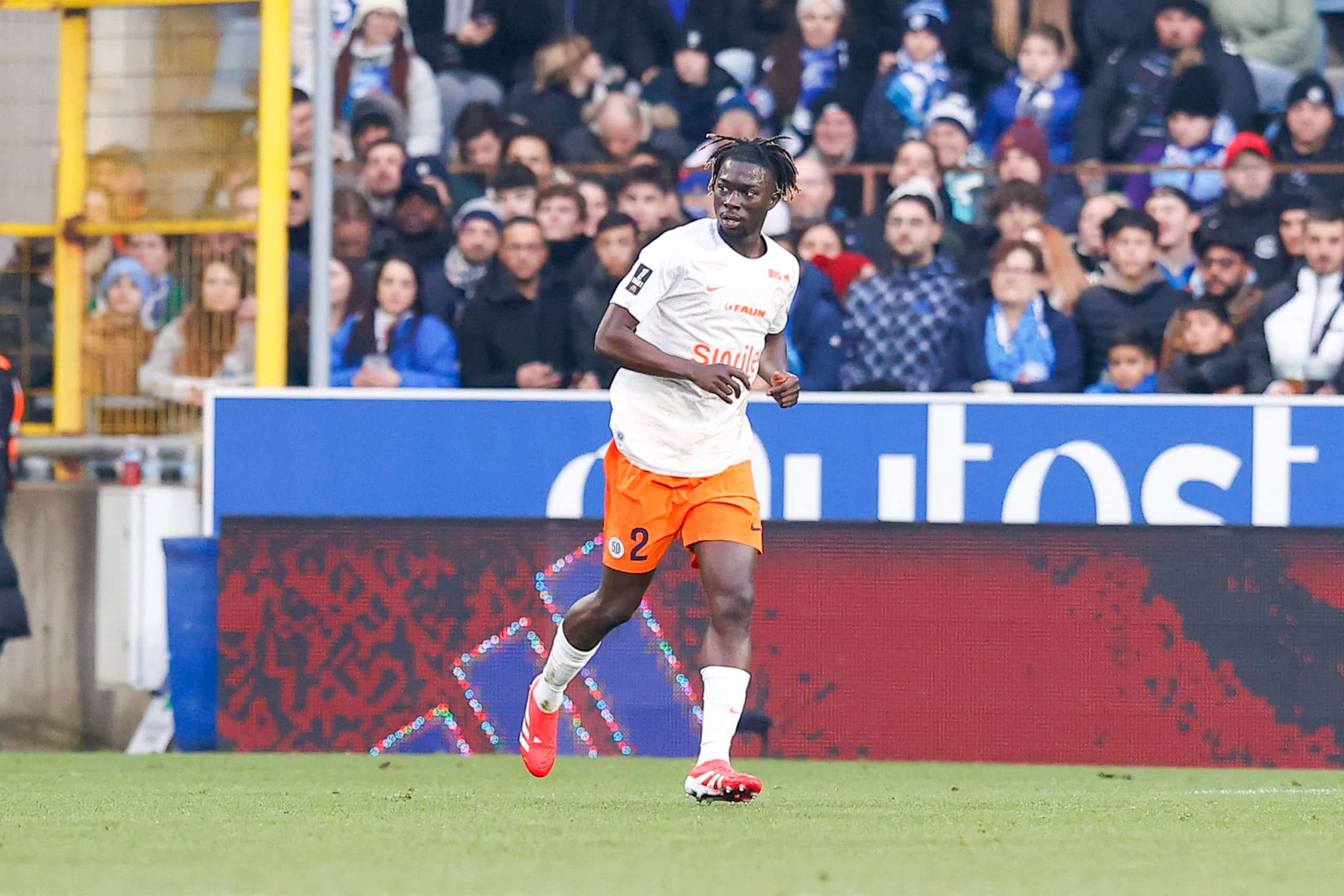 Bamo Meïté sous le maillot de Montpellier