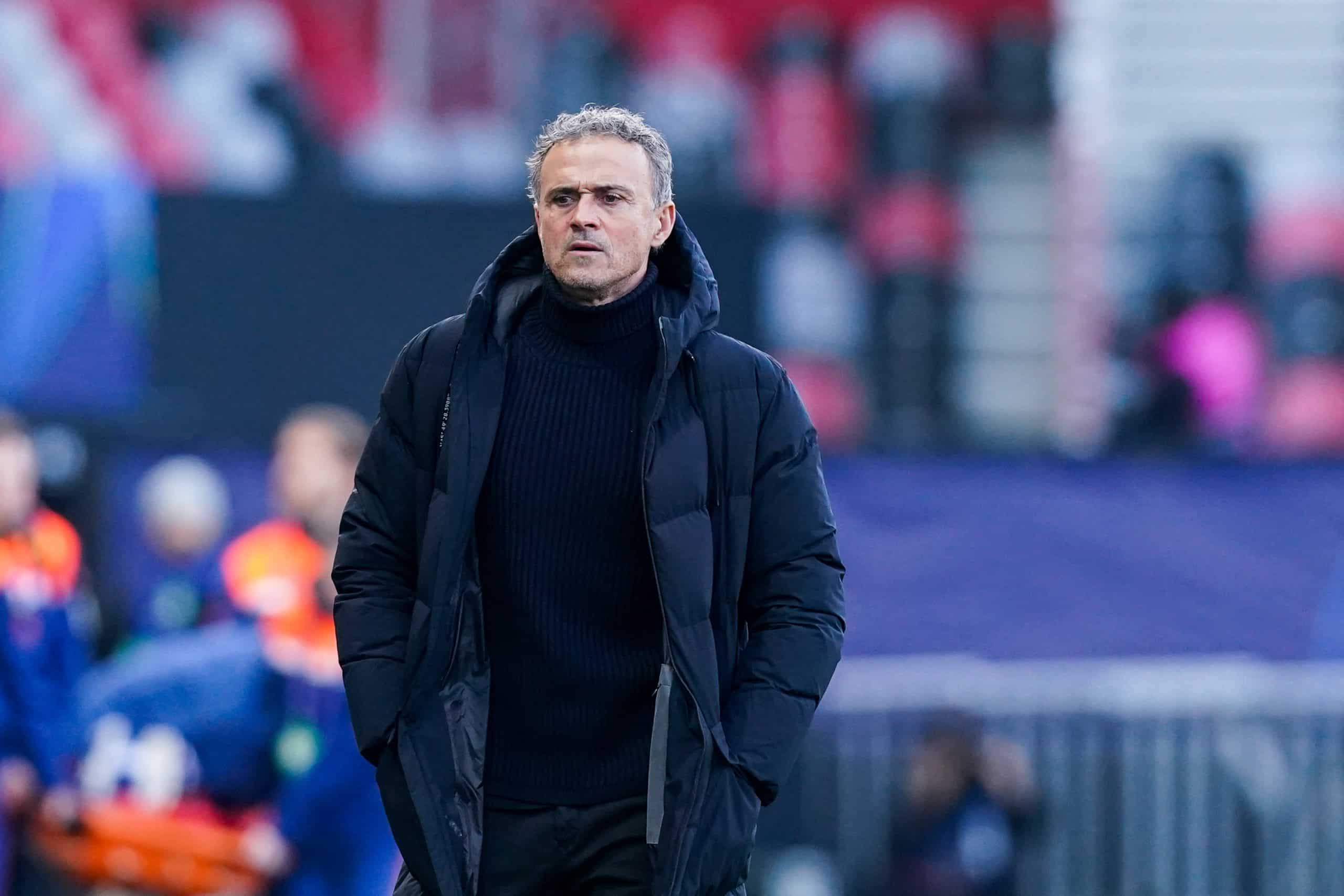 L'entraîneur du PSG Luis Enrique