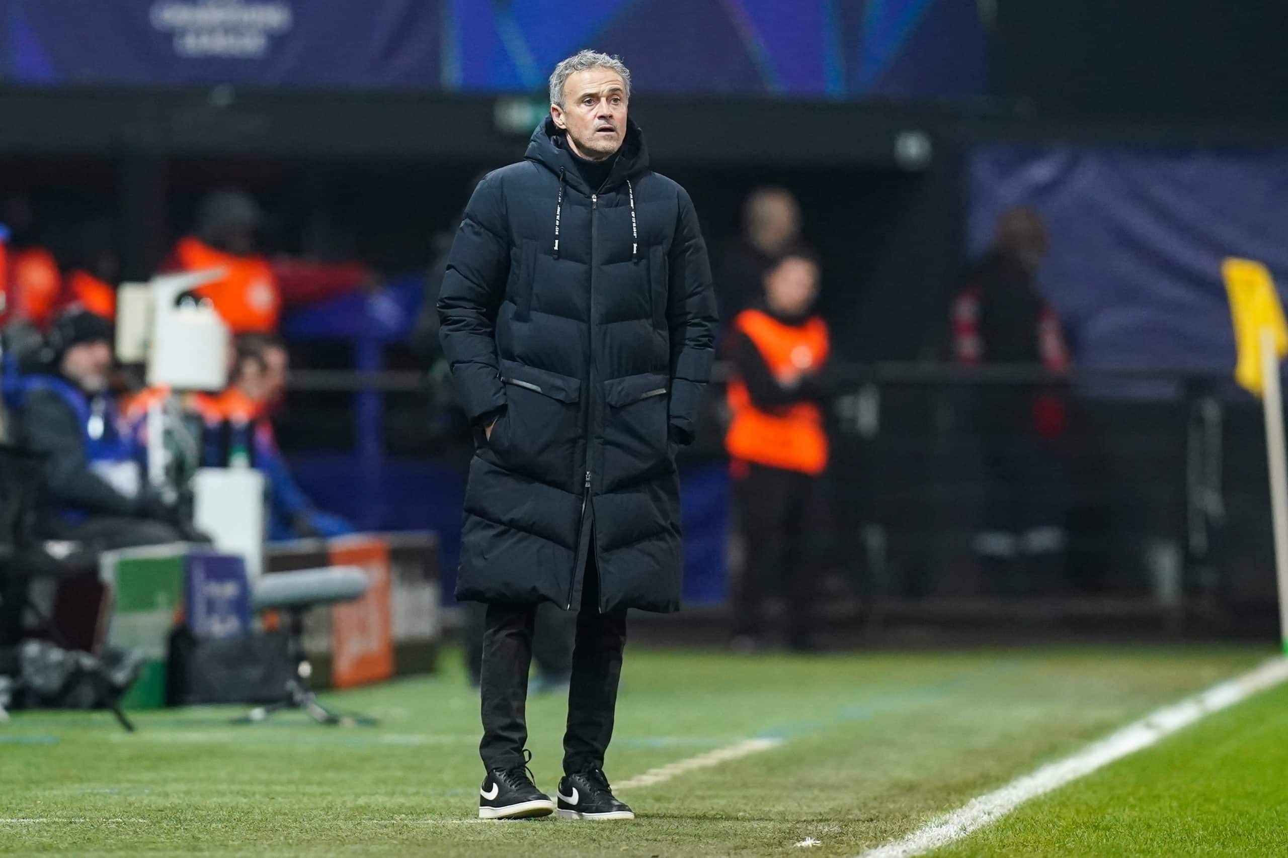Luis Enrique, l'entraîneur du PSG.