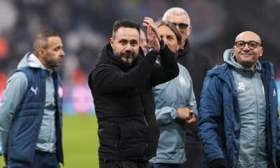 L'entraîneur de l'OM, Roberto De Zerbi.