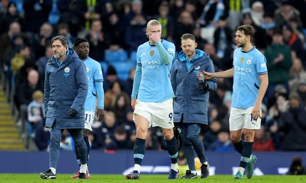 La sortie sur blessure d'Erling Haaland lors de Manchester City-Newcastle.