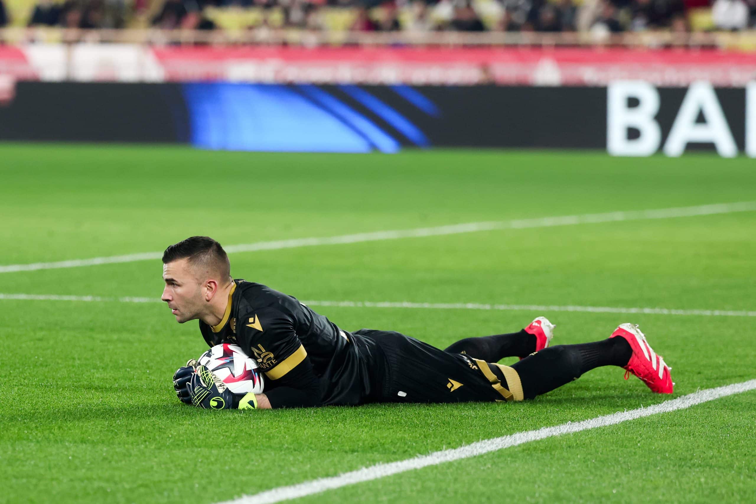 Le gardien du FC Nantes Anthony Lopes lors du match à Monaco.