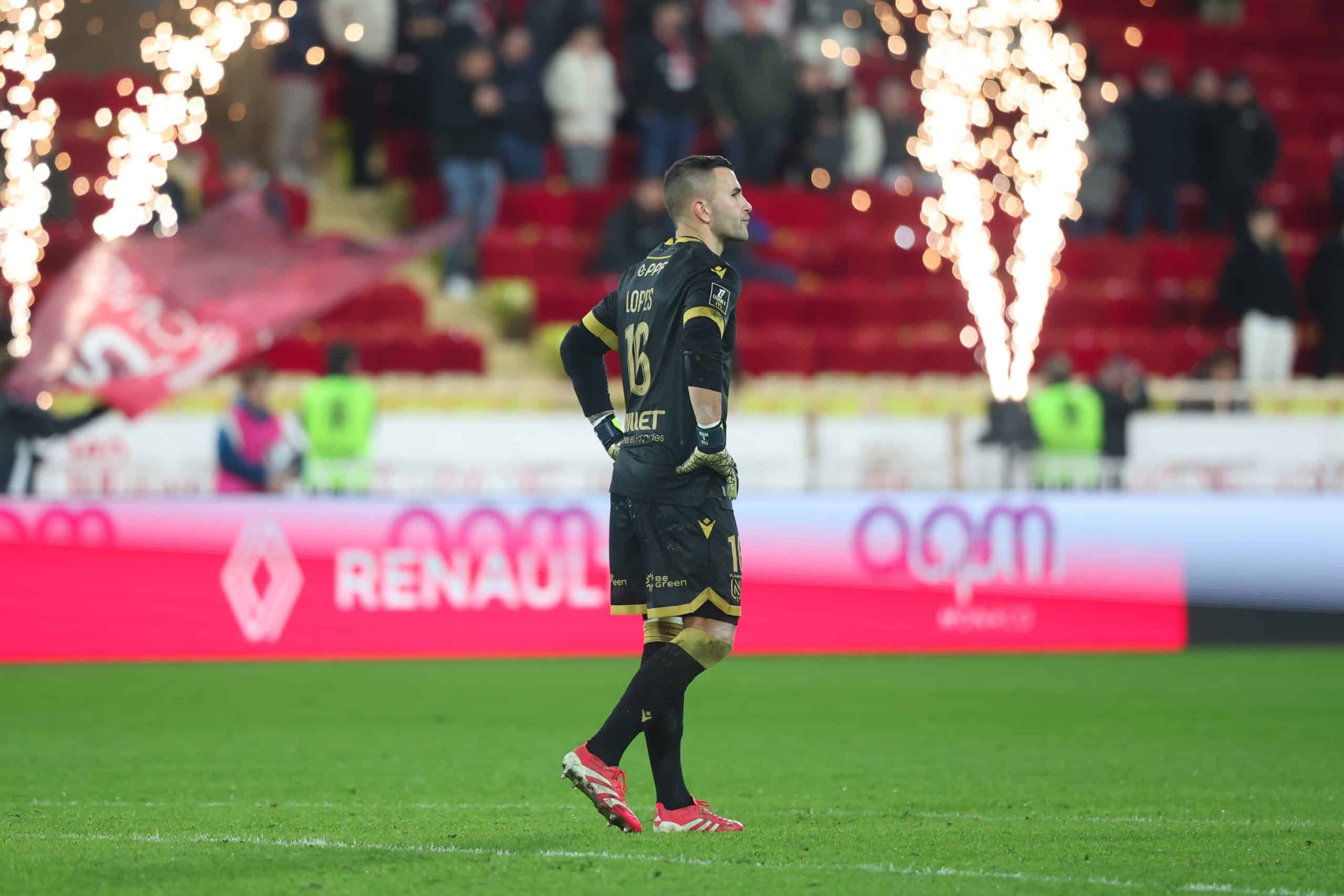 Anthony Lopes (FC Nantes) a souffert à Monaco.