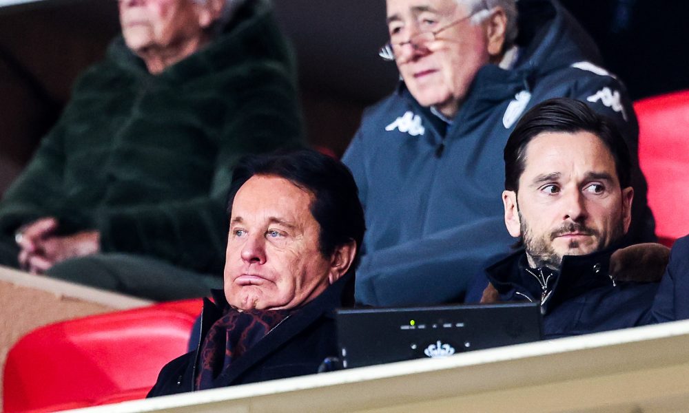 Le président du FC Nantes, Waldemar Kita, avec son fils, Franck, directeur général du club.