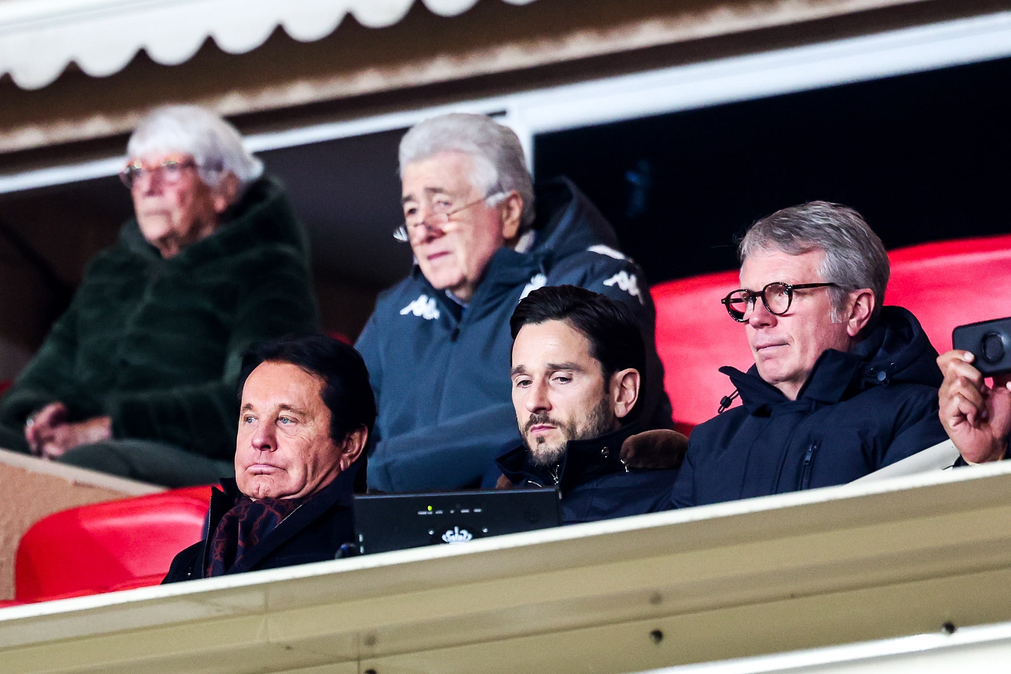 Le propriétaire du FC Nantes, Waldemar Kita, avec son fils FRanck, directeur général.