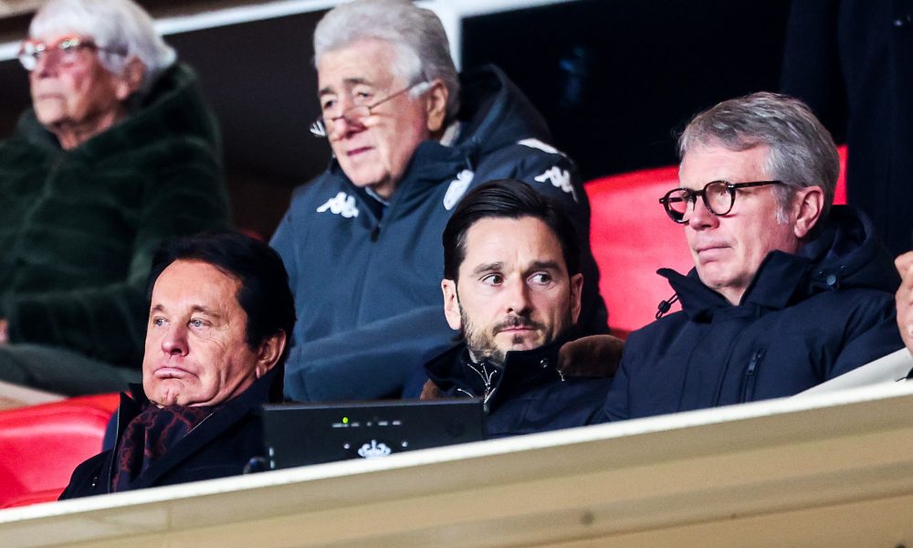 Le propriétaire du FC Nantes, Waldemar Kita, et son fils Franck, directeur général des Canaris.