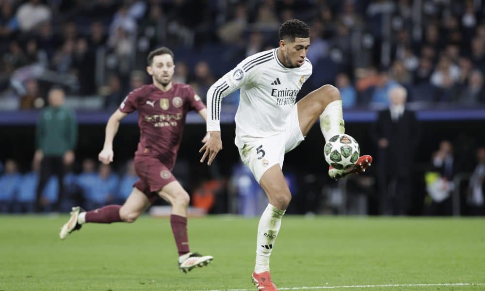 Le milieu du Real Madrid Jude Bellingham lors du match face à Manchester City.