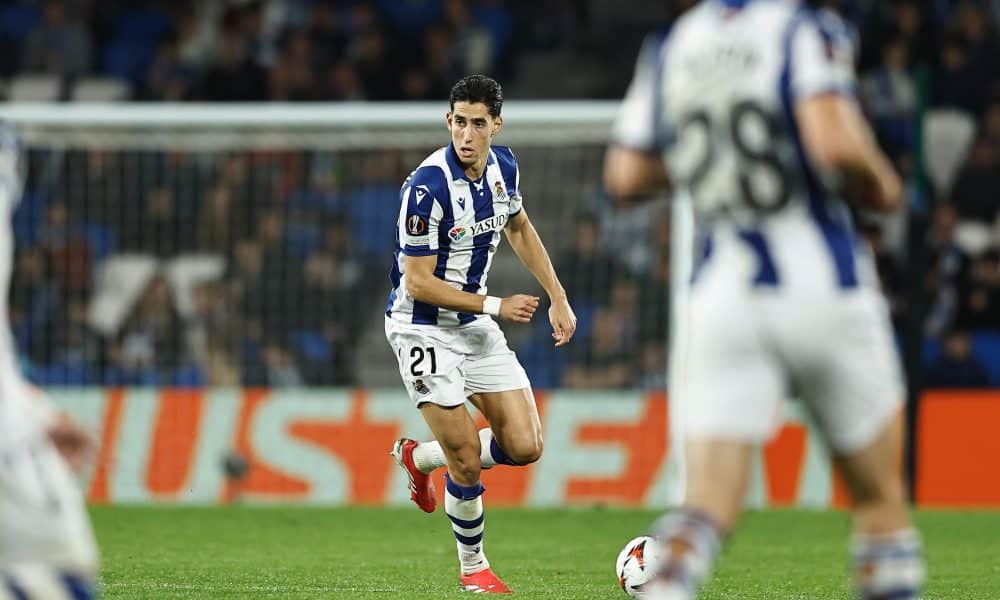 Nayef Aguerd sous le maillot de la Real Sociedad