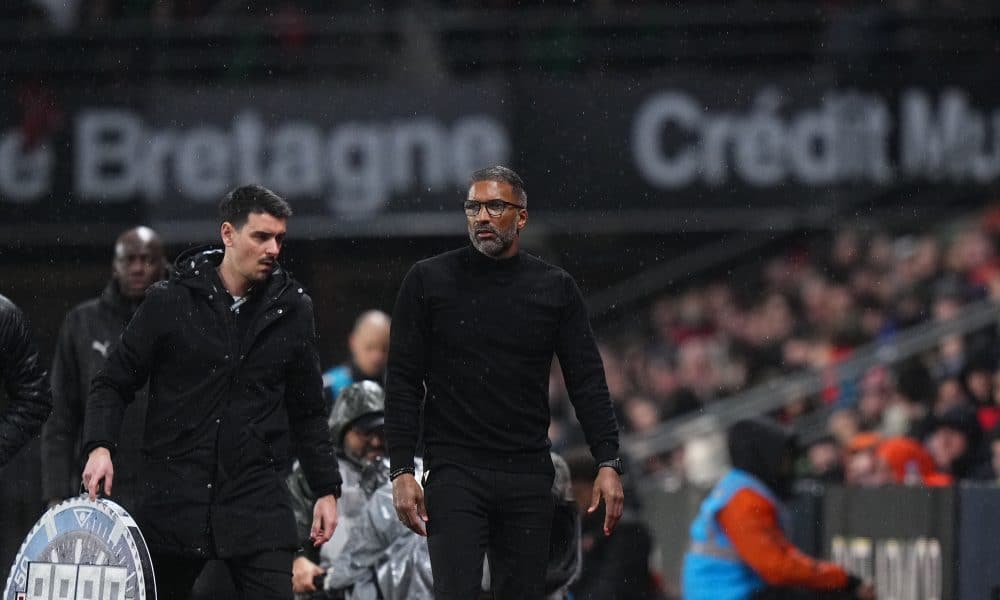 Habib Beye, l'entraîneur du Stade Rennais.