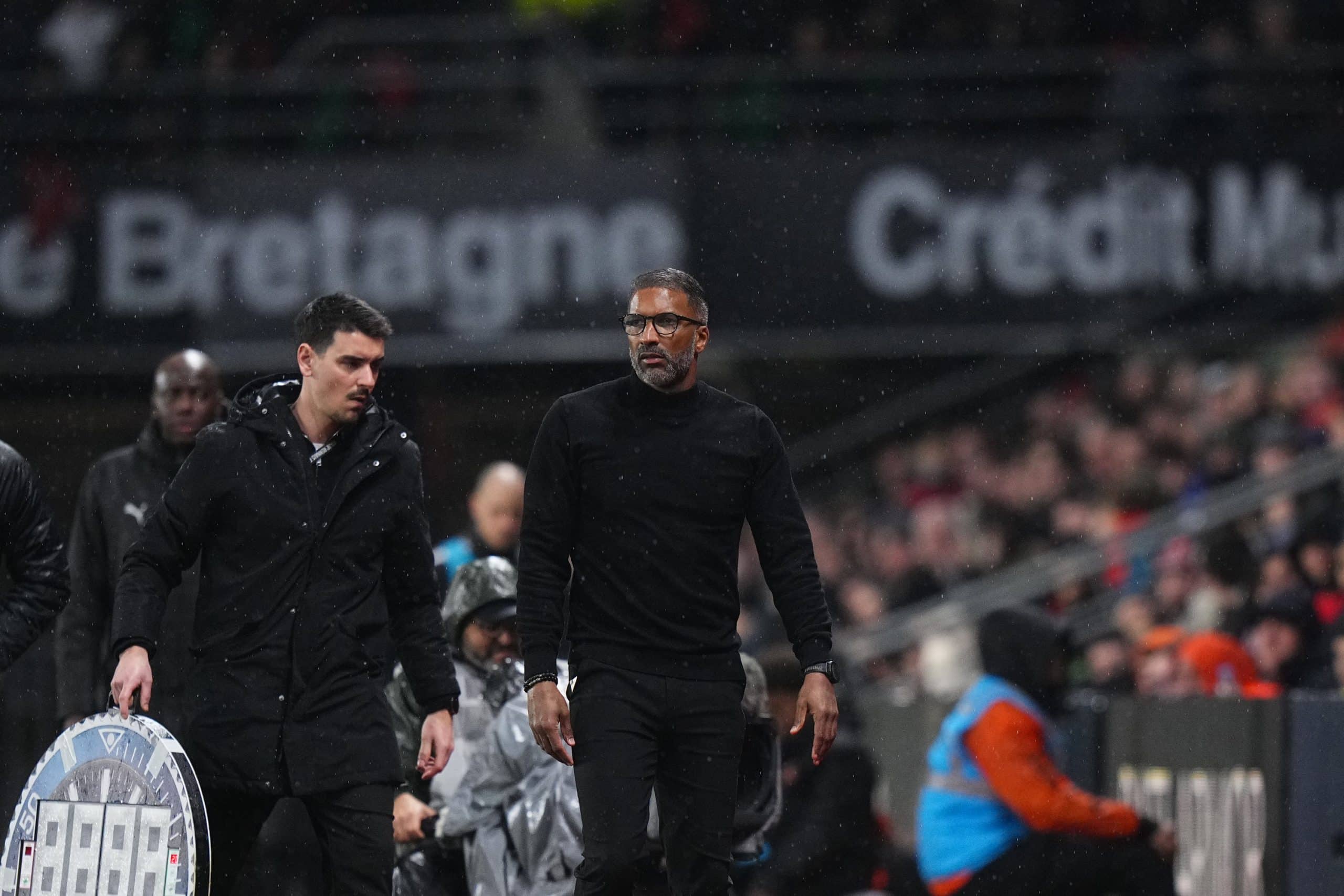 Habib Beye, l'entraîneur du Stade Rennais.