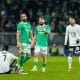 Le milieu de l'ASSE Florian Tardieu lors du match contre le SCO d'Angers.