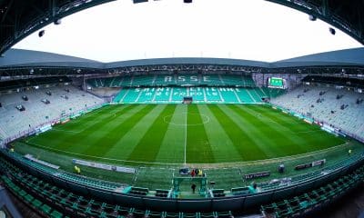 Le Chaudron vide avant un match.