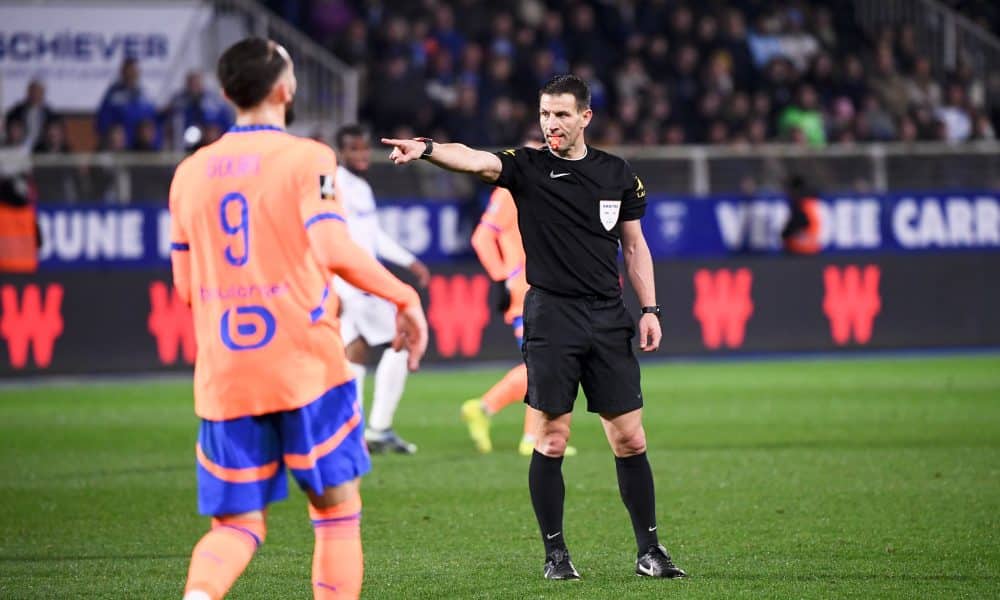 Jérémy Stinat lors d'AJ Auxerre - OM