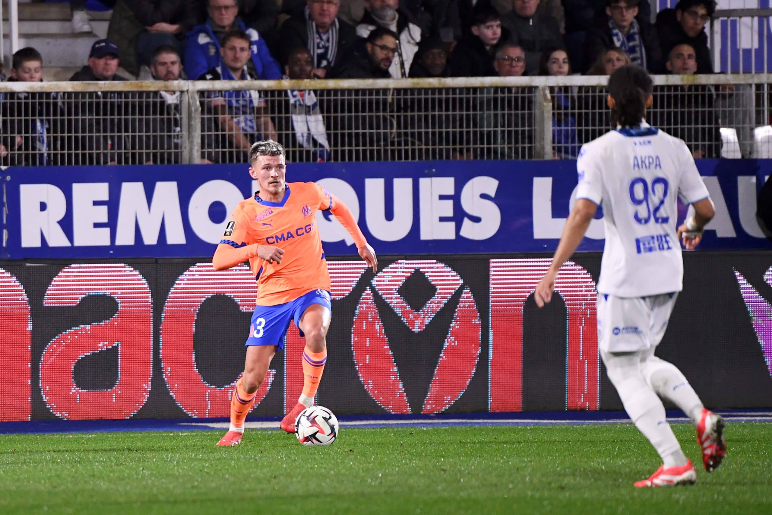 Quentin Merlin, le latéral gauche de l'OM.