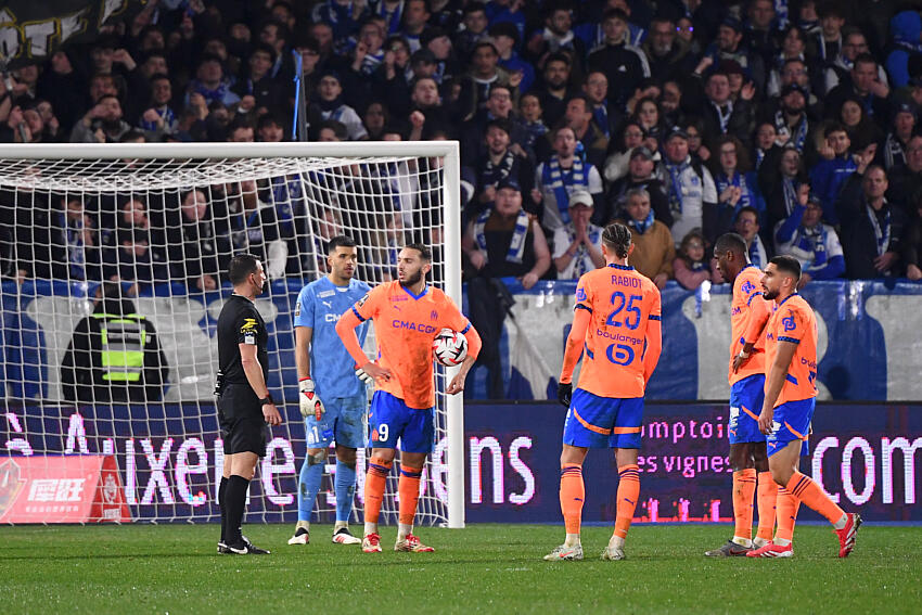 L'OM a été corrigé à Auxerre.