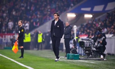 L'entraîneur de l'OL, Paulo Fonseca, lors du match contre le PSG.