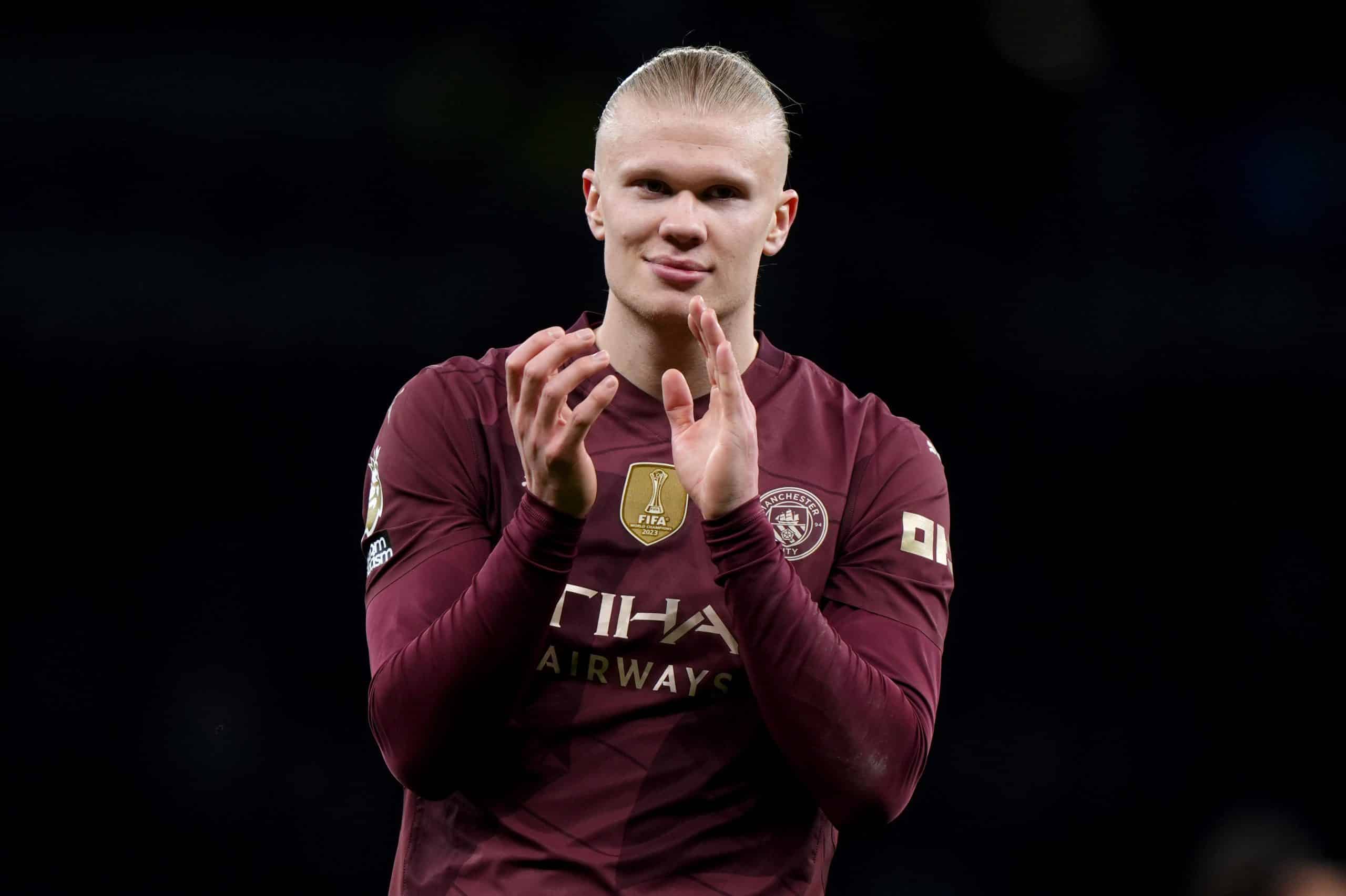 Erling Haaland, l'attaquant de Manchester City.