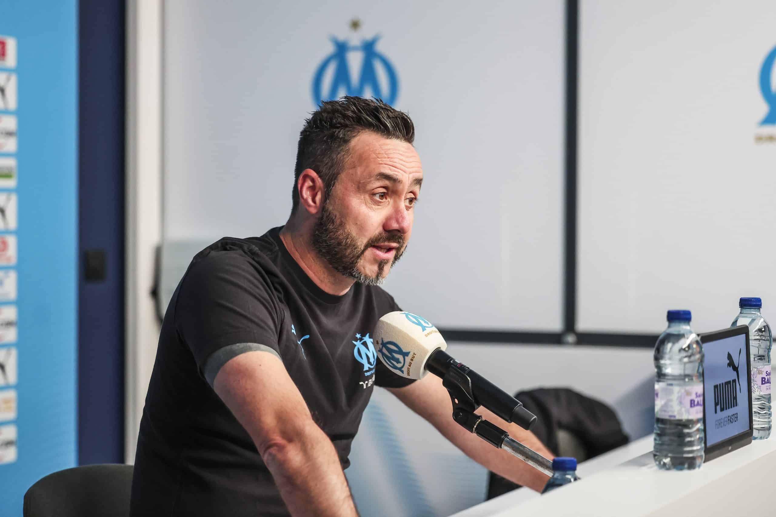 Roberto De Zerbi, l'entraîneur de l'OM